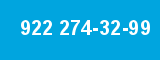 922 274-32-99